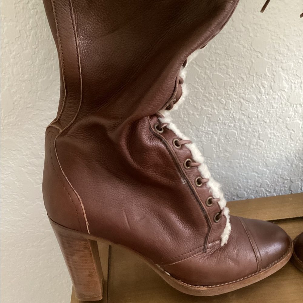 Coach Reece Shearling tall boot - Picture 9 of 12